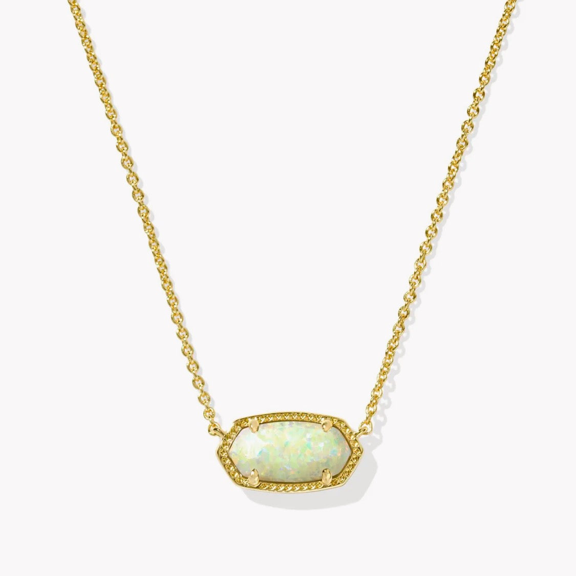 Elisa Gold Short Pendant Necklace - NEW COLORS!