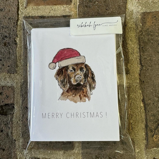Boykin Spaniel Christmas Cards by Rebekah