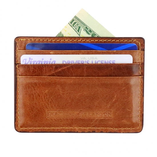 Crossed Clubs Needlepoint Card Wallet