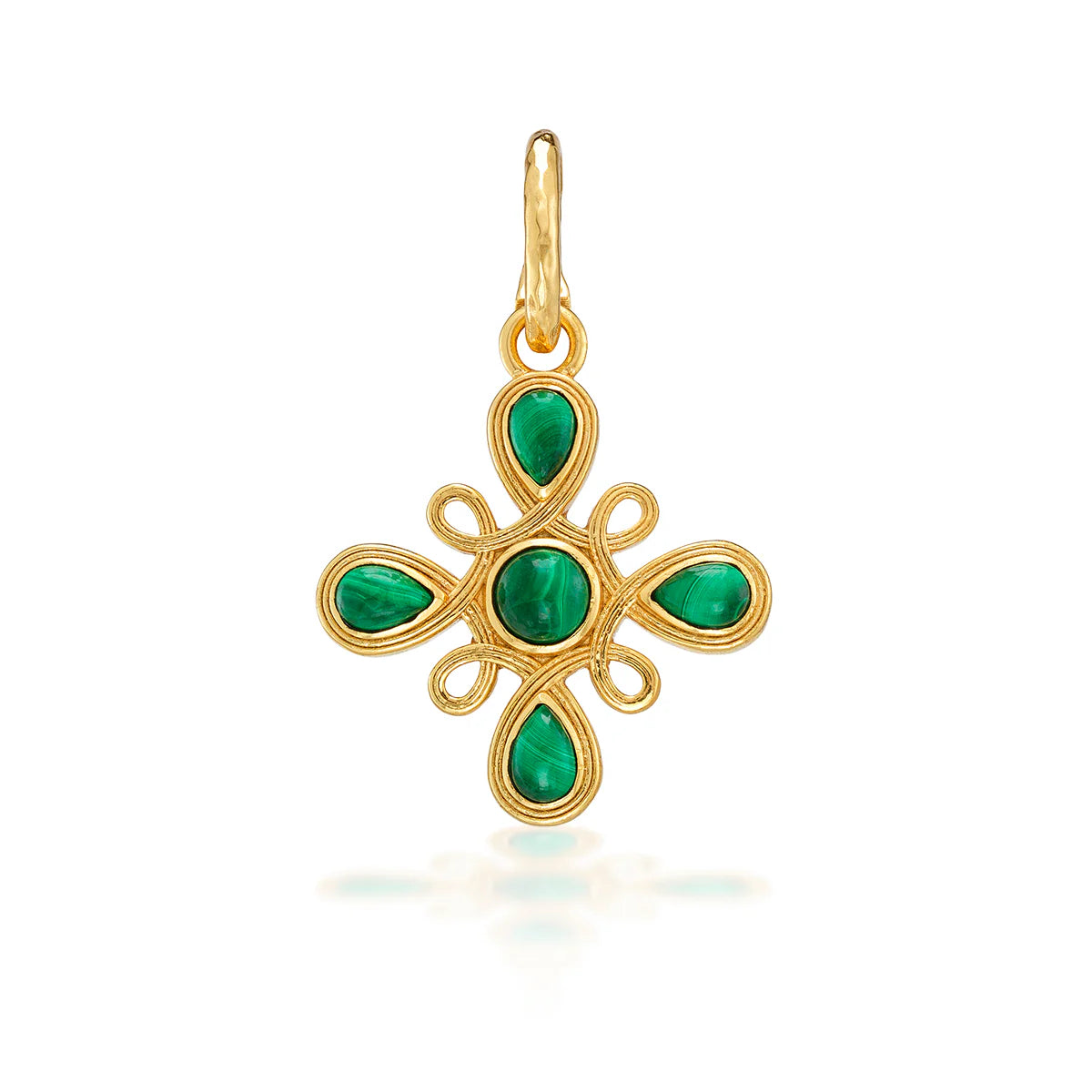 Monique Gem Pendant - Malachite