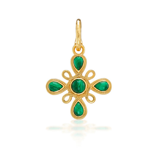Monique Gem Pendant - Malachite