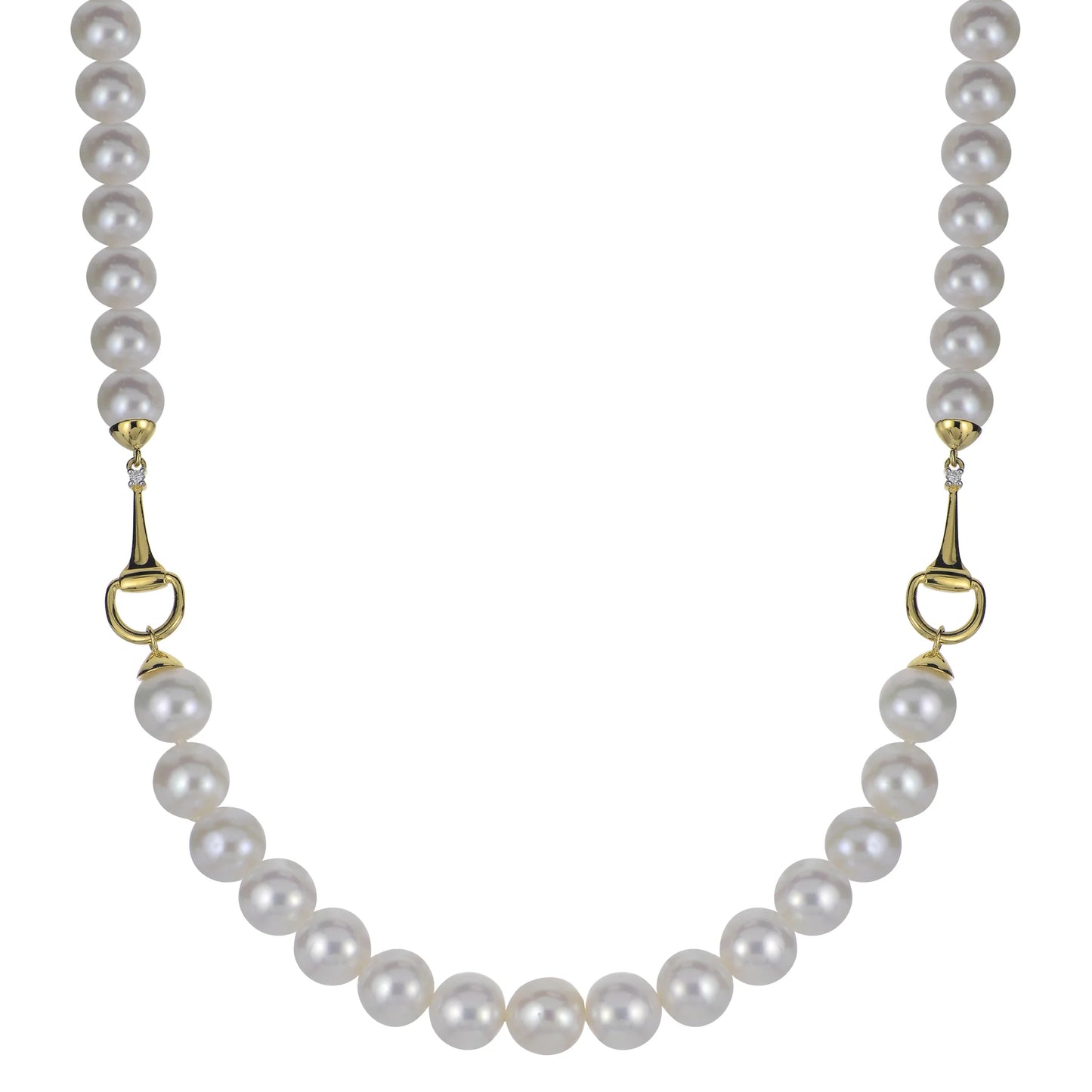 Imperial Pearl & Diamond Necklace