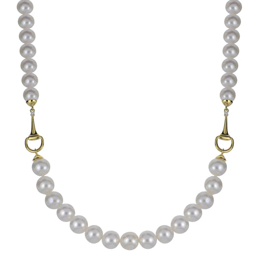 Imperial Pearl & Diamond Necklace