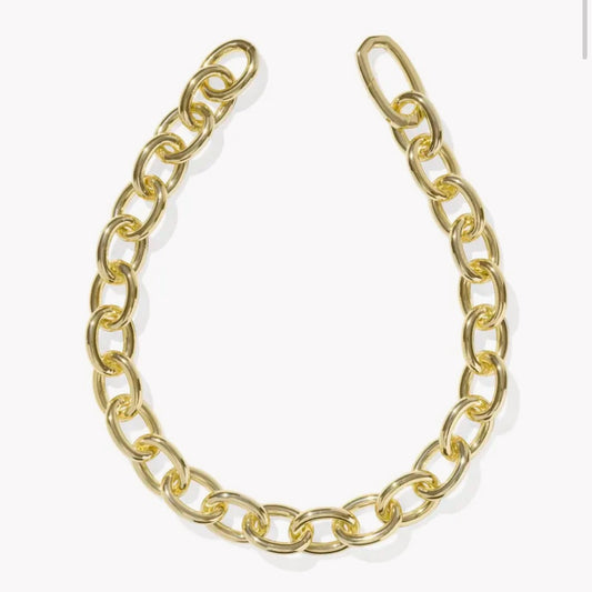 Kaia Gold Statement Chain Necklace