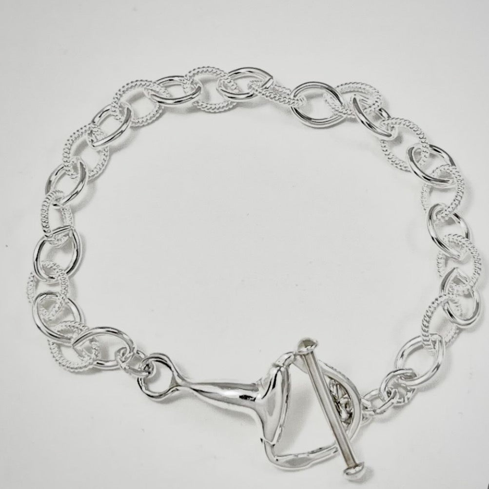 Horse Bit and Stirrup Bracelets