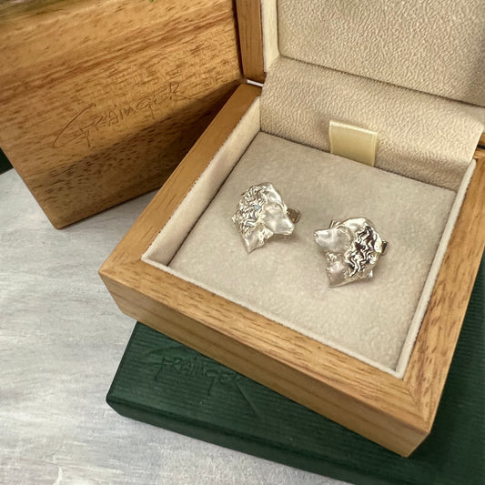 Boykin Spaniel Cufflinks by Grainger McKoy, Jr.