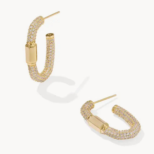 Emery Gold Hoop Earrings