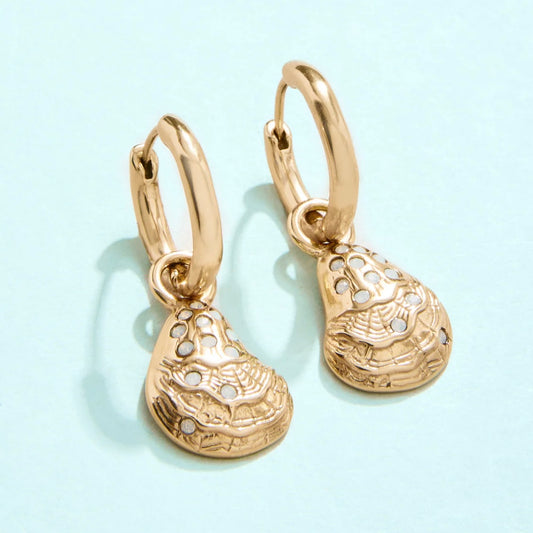 Bluffton Oyster Convertible Hoop Earrings