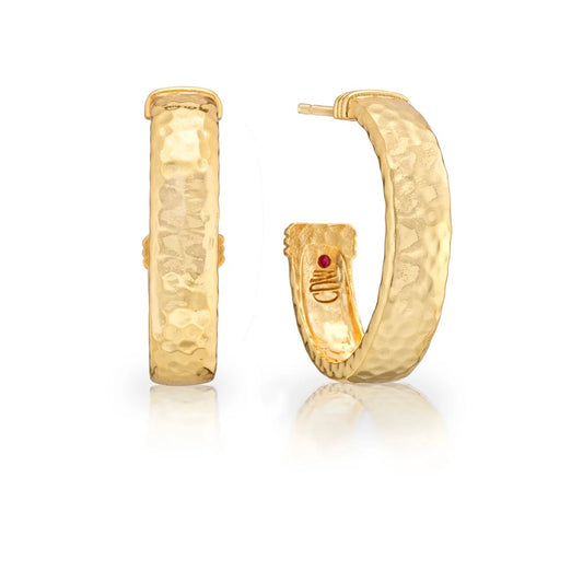 Cleopatra Classic Hoop Earrings - Gold