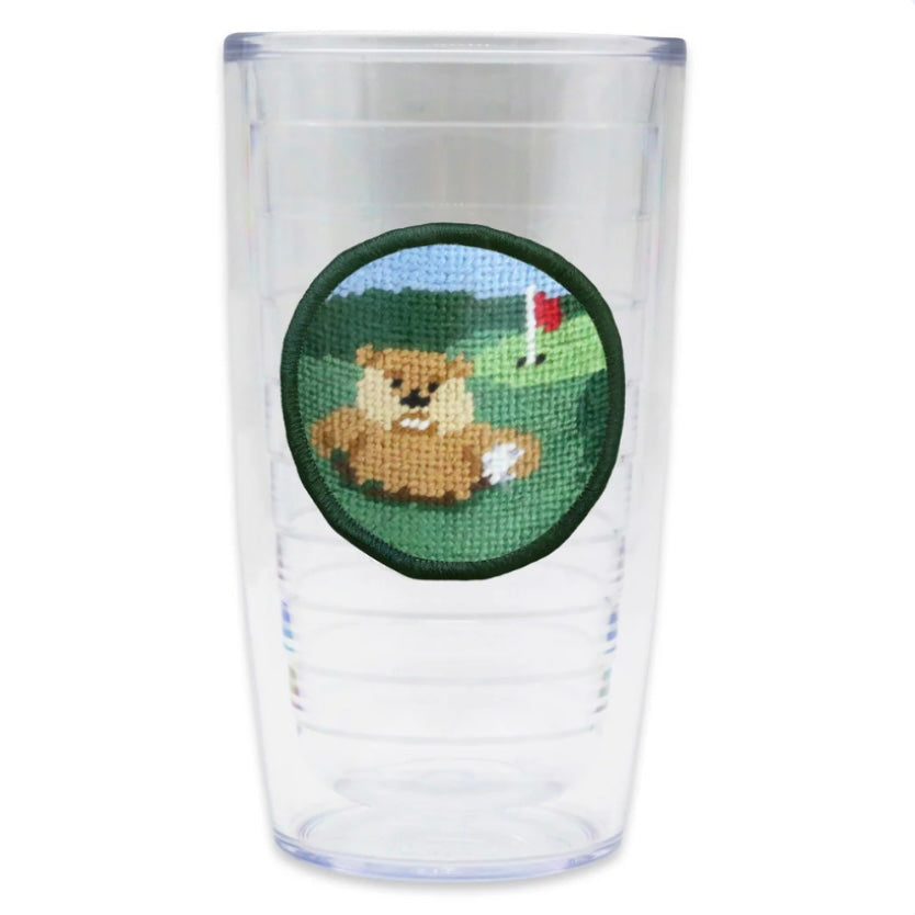 Gopher Golf Needlepoint Tervis Tumbler