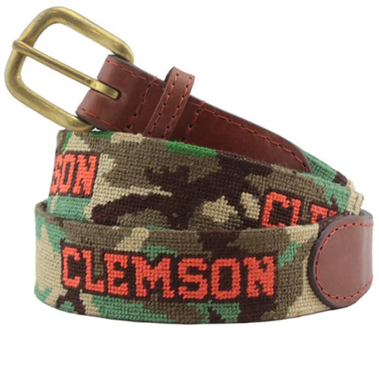 Clemson Camo Text Belt