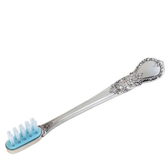 Baby Blue Pewter Toothbrush