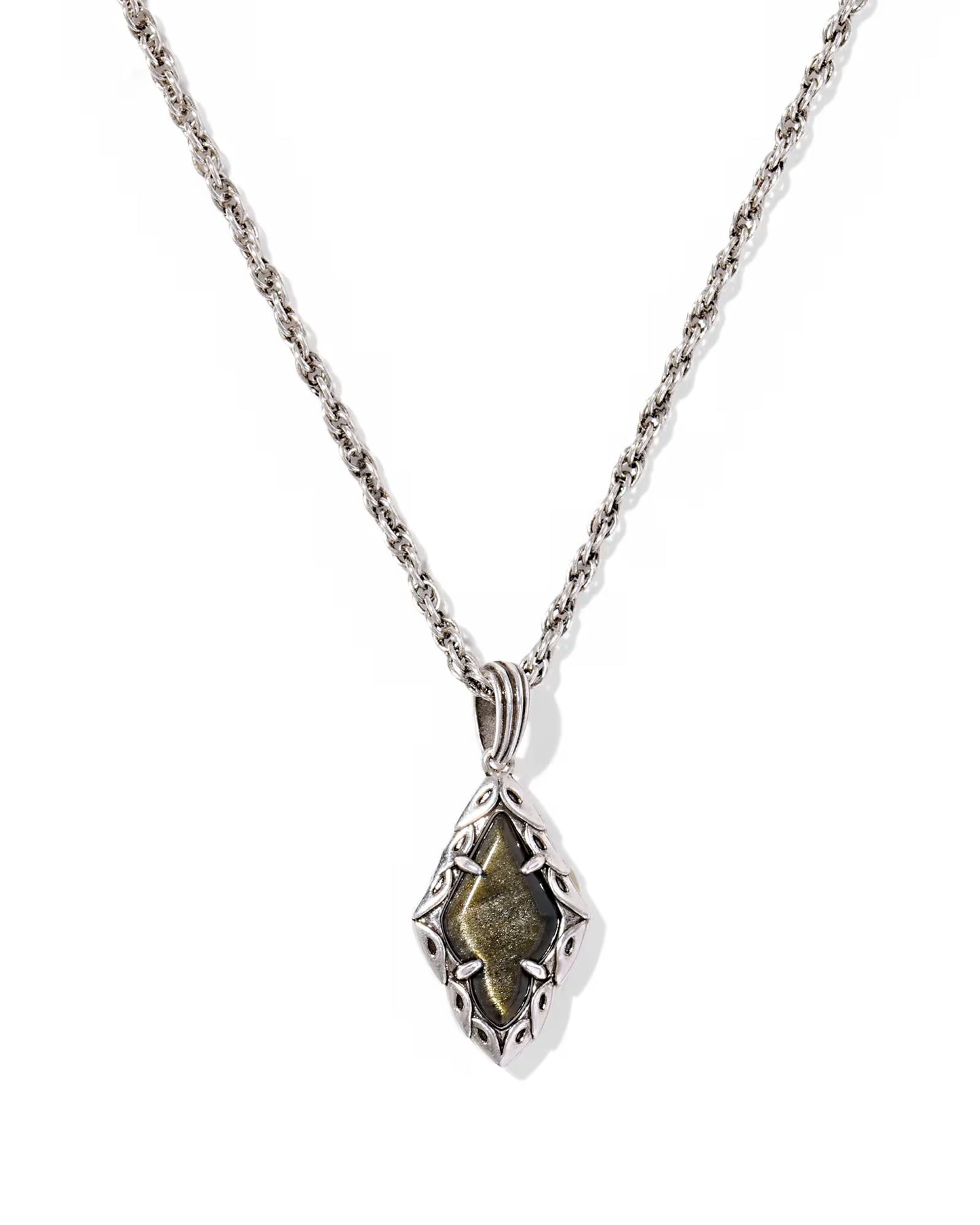 Adeline Vintage Gold Short Pendant Necklace