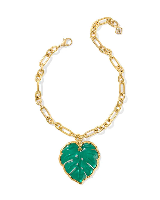 Kayla Vintage Gold Statement Necklace