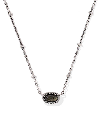 Mini Elisa Vintage Gold Satellite Short Pendant Necklace
