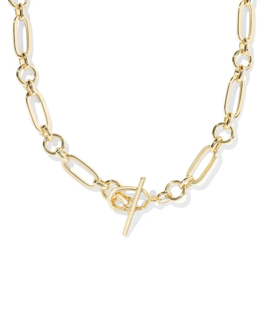 Sylvia Metal Link and Chain Necklace