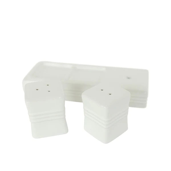 Pinstripes Salt & Pepper Shakers