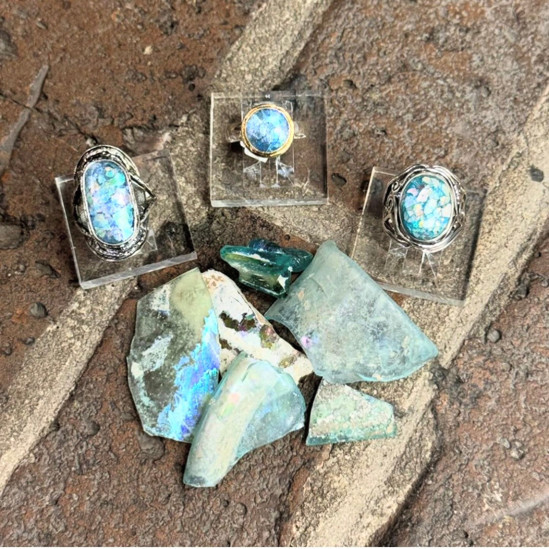 Roman Glass Jewelry