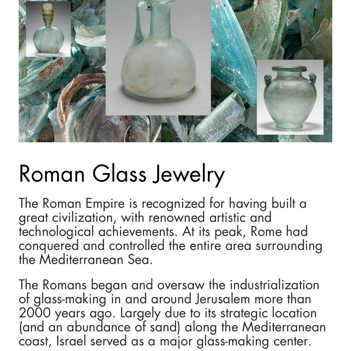 Roman Glass Jewelry
