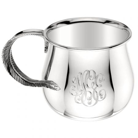 Grainger McKoy, Jr. Bowl-Shaped Feather Handle Baby Cup