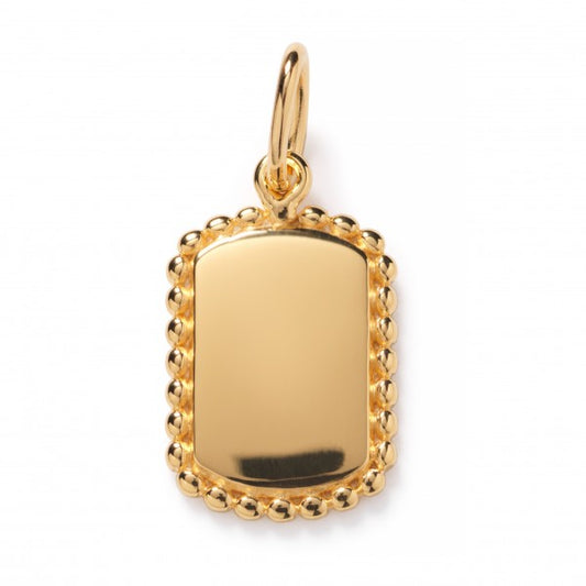 Southern Gates® Gold Plated Dog Tag Charm