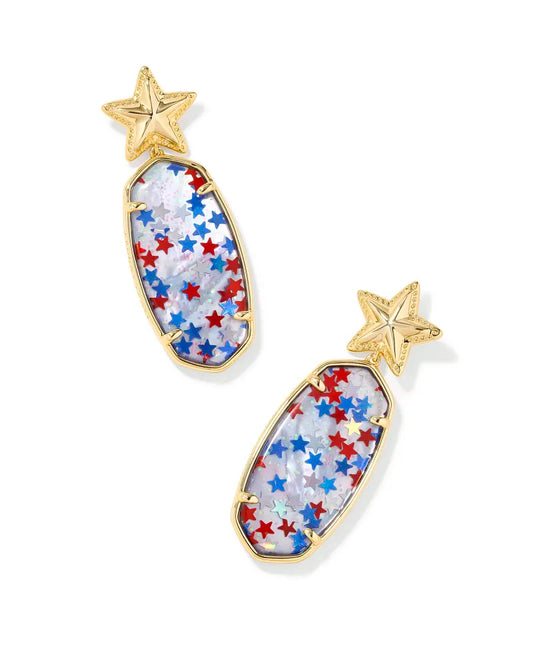 Elle Star Drop Earrings