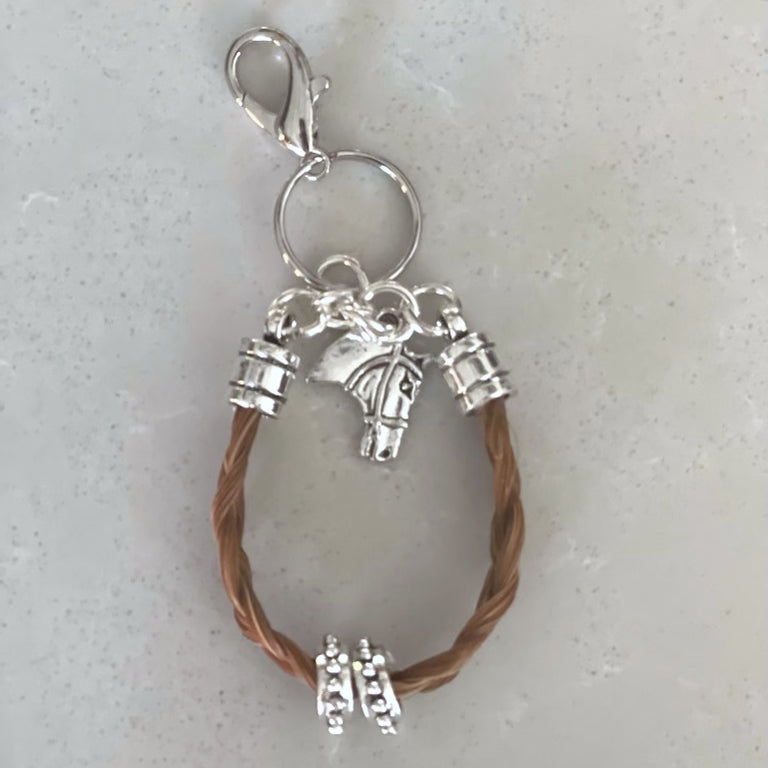 Key Chain with Horse Charm