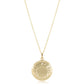 16" necklace gold - cherish small gold locket