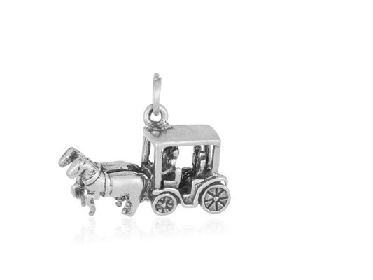 Horse and Carriage Charm